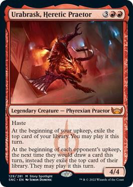 Urabrask, Heretic Praetor - Streets of New Capenna (SNC) NM