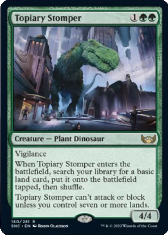 Topiary Stomper - Streets of New Capenna (SNC) NM
