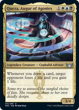 Queza, Augur of Agonies - Streets of New Capenna (SNC) NM *FOIL*