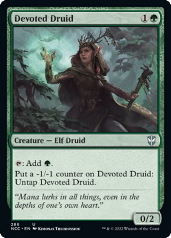 Devoted Druid - Commander: Streets of New Capenna (NCC) NM
