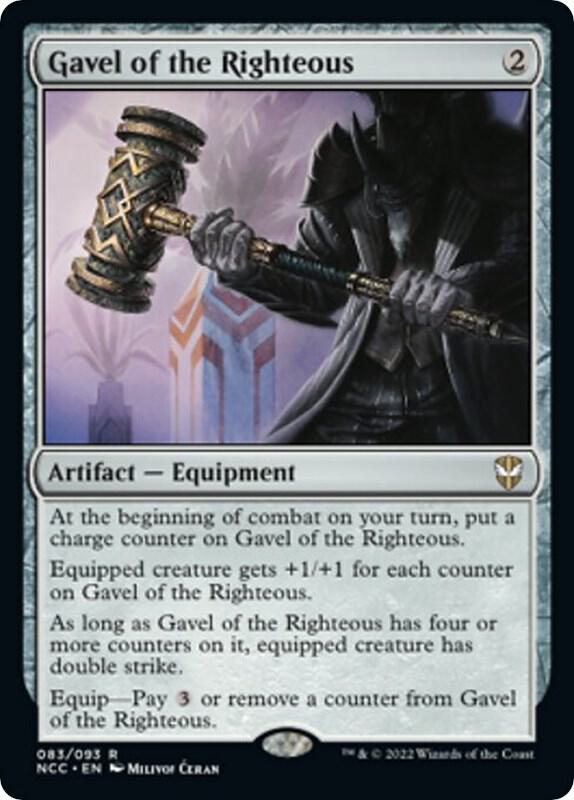 Gavel of the Righteous - Commander: Streets of New Capenna (NCC) NM