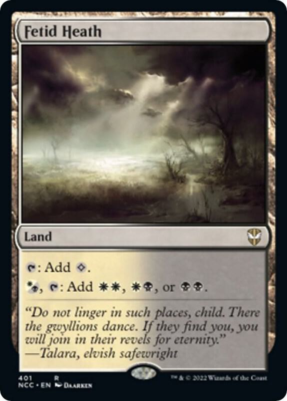 Fetid Heath - Commander: Streets of New Capenna (NCC) NM