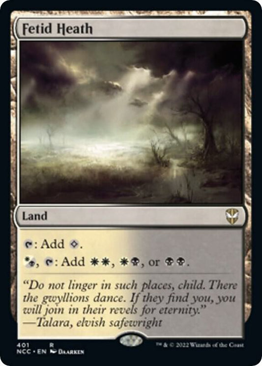 Fetid Heath - Commander: Streets of New Capenna (NCC) NM