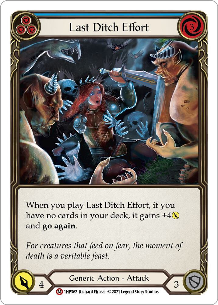 Last Ditch Effort - History Pack Vol.1 (1HP) NM