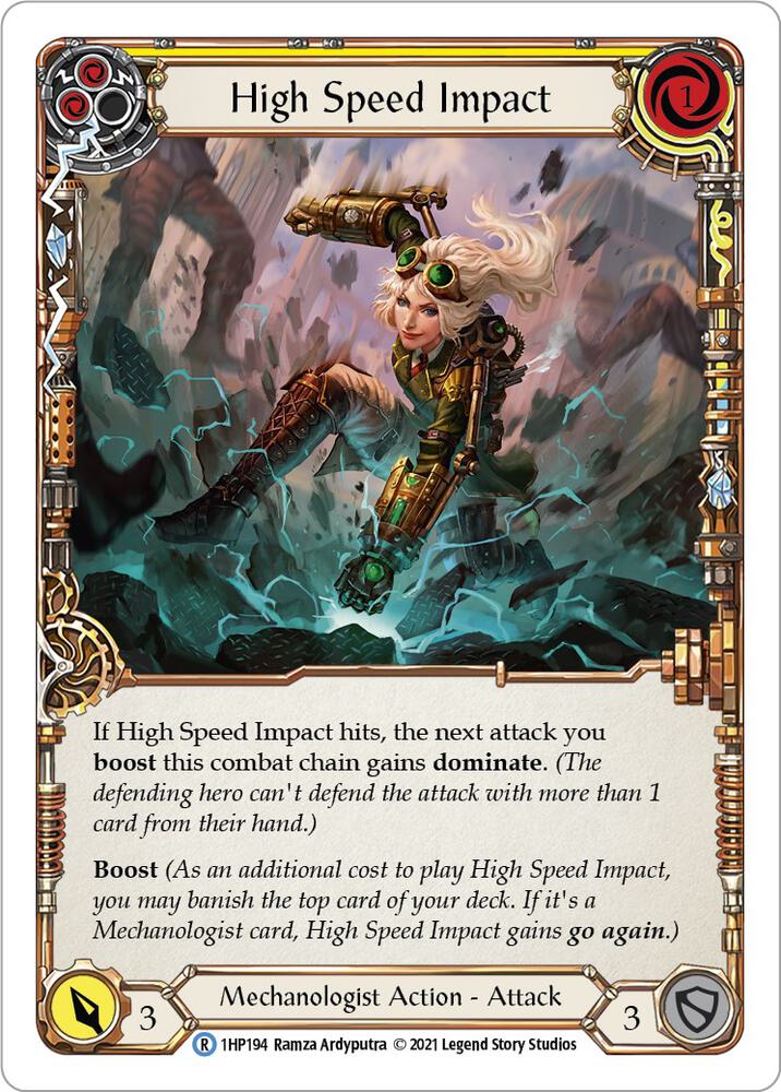 High Speed Impact (Yellow) - History Pack Vol.1 (1HP) NM