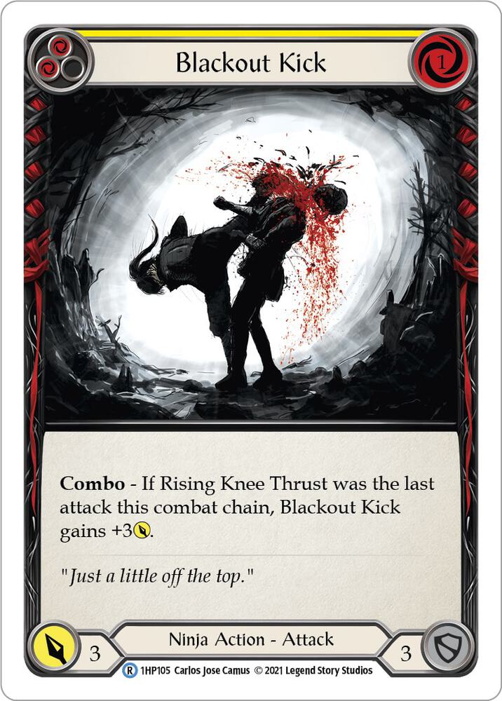 Blackout Kick (Yellow) - History Pack Vol.1 (1HP) NM