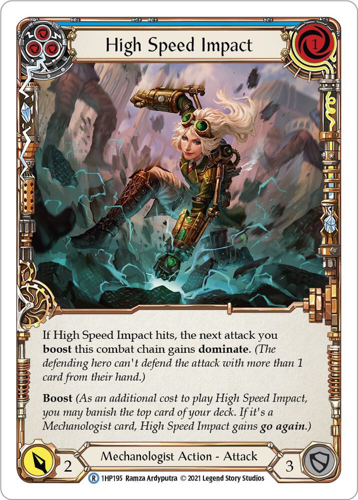 High Speed Impact (Blue) - History Pack Vol.1 (1HP) NM