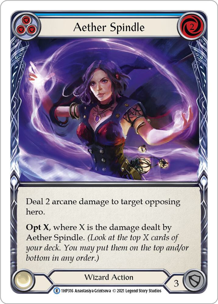 Aether Spindle (Blue) - History Pack Vol.1 (1HP) NM