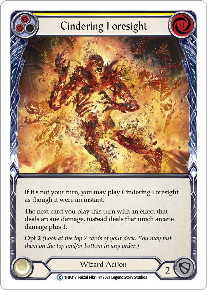 Cindering Foresight (Yellow) - History Pack Vol.1 (1HP) NM