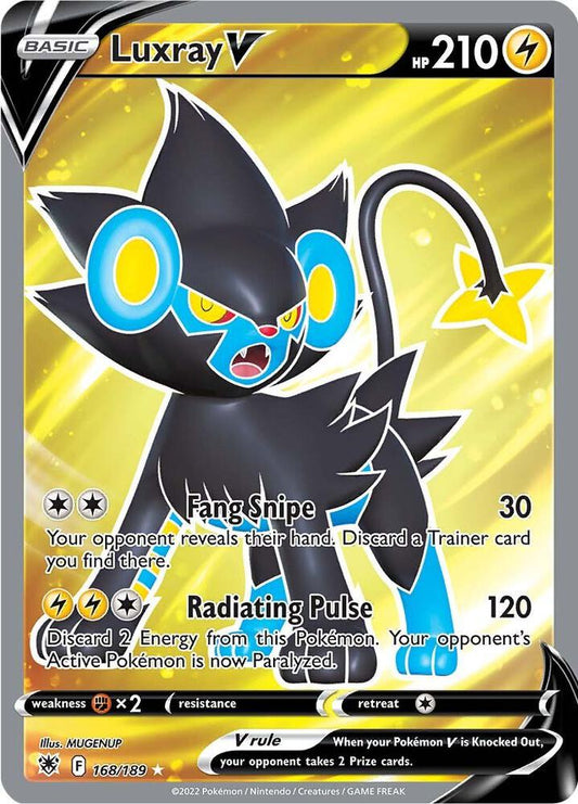 Luxray V (Full Art) - SWSH10: Astral Radiance (SWSH10) NM *FOIL*