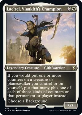 Lae'zel, Vlaakith's Champion (Foil Etched) - Commander Legends: Battle for Baldur's Gate (CLB) NM *FOIL*