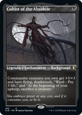 Cultist of the Absolute (Foil Etched) - Commander Legends: Battle for Baldur's Gate (CLB) NM *FOIL*