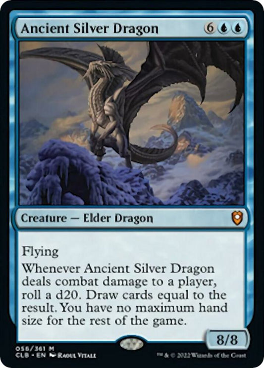 Ancient Silver Dragon - Commander Legends: Battle for Baldur's Gate (CLB) NM *FOIL*