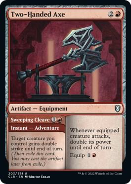 Two-Handed Axe - Commander Legends: Battle for Baldur's Gate (CLB) NM