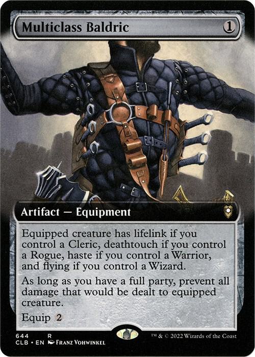 Multiclass Baldric (Extended Art) - Commander Legends: Battle for Baldur's Gate (CLB) NM