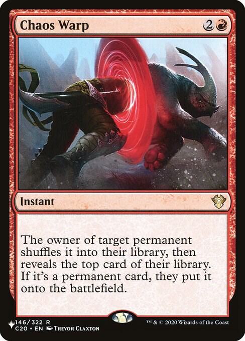 Chaos Warp (C20) - The List Reprints (LIST) NM