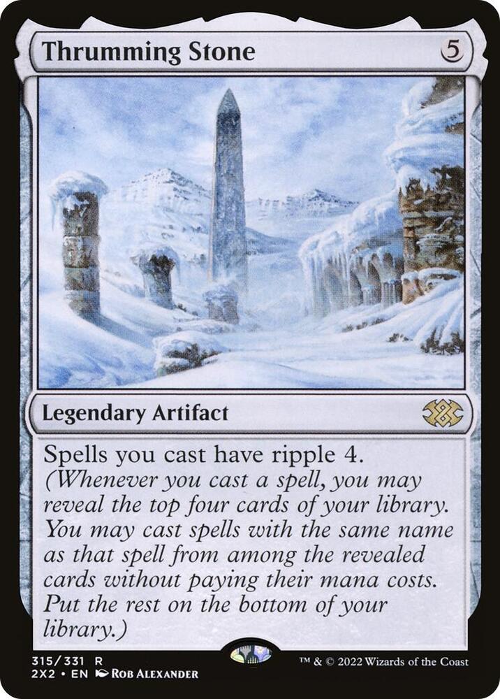 Thrumming Stone - Double Masters 2022 (2X2) NM