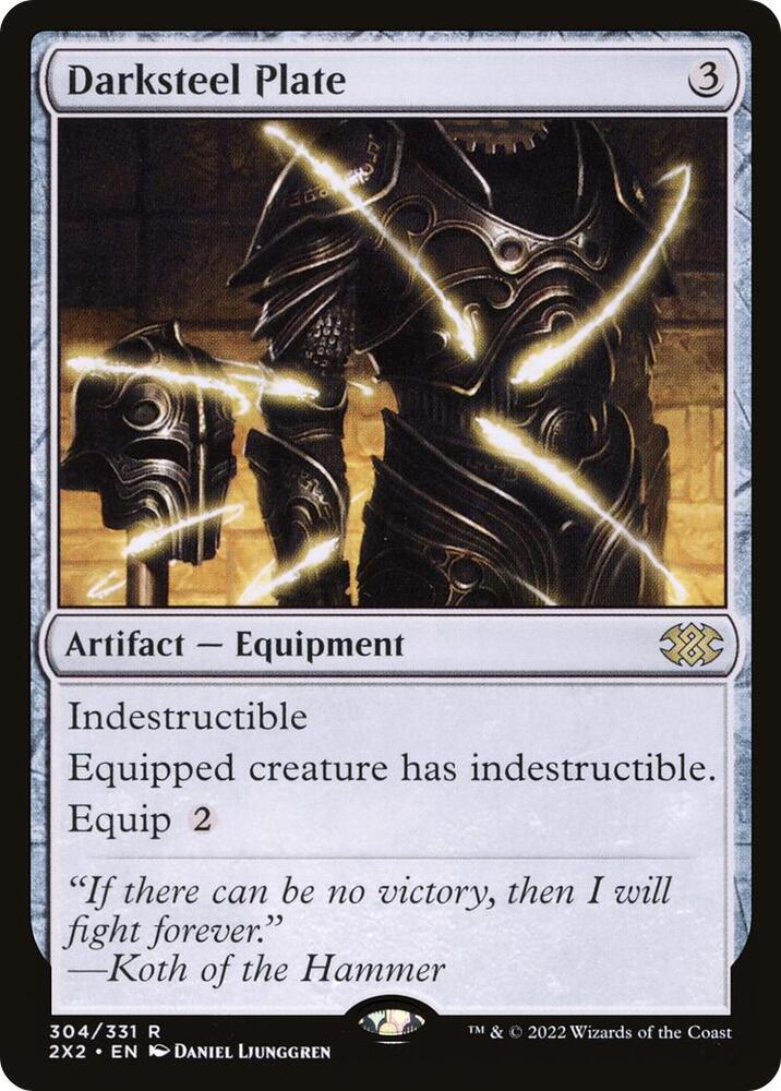 Darksteel Plate - Double Masters 2022 (2X2) LP *FOIL*
