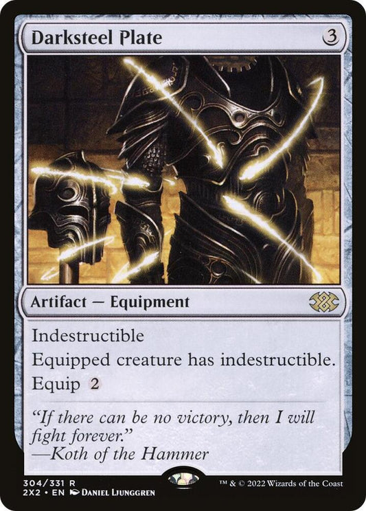 Darksteel Plate - Double Masters 2022 (2X2) LP *FOIL*