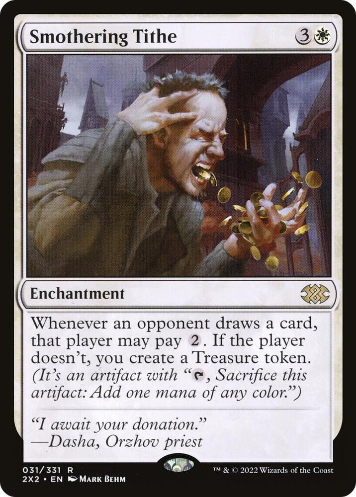 Smothering Tithe - Double Masters 2022 (2X2) NM