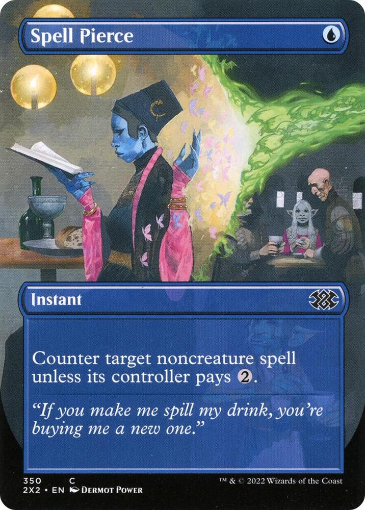 Spell Pierce (Borderless) - Double Masters 2022 (2X2) LP *FOIL*