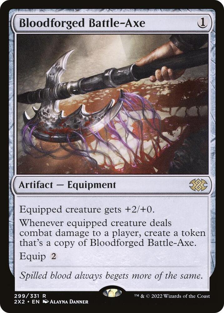 Bloodforged Battle-Axe - Double Masters 2022 (2X2) LP *FOIL*