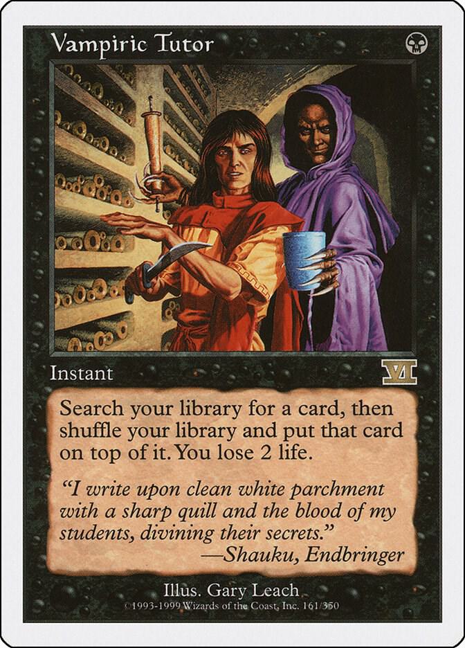 Vampiric Tutor - Classic Sixth Edition (6ED) LP