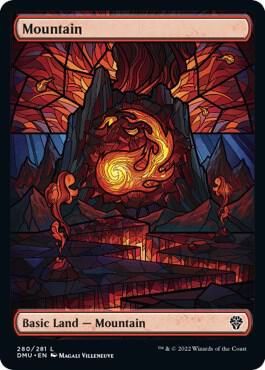 Mountain (Showcase) - Dominaria United (DMU) NM *FOIL*