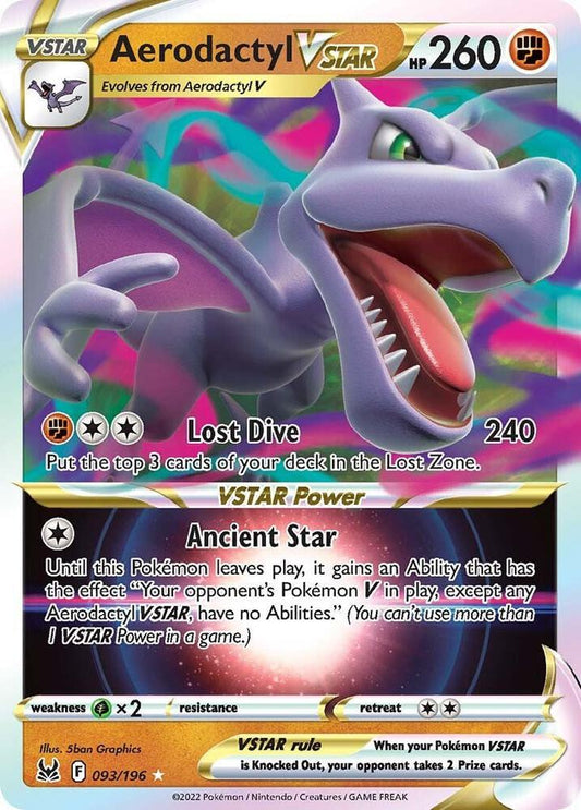 Aerodactyl VSTAR - SWSH11: Lost Origin (SWSH11) NM *FOIL*