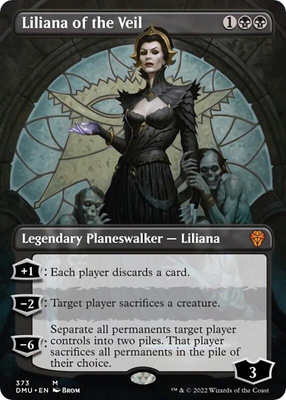 Liliana of the Veil (Borderless) - Dominaria United (DMU)