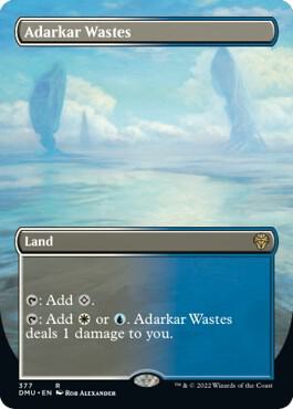 Adarkar Wastes (Borderless) - Dominaria United (DMU) NM