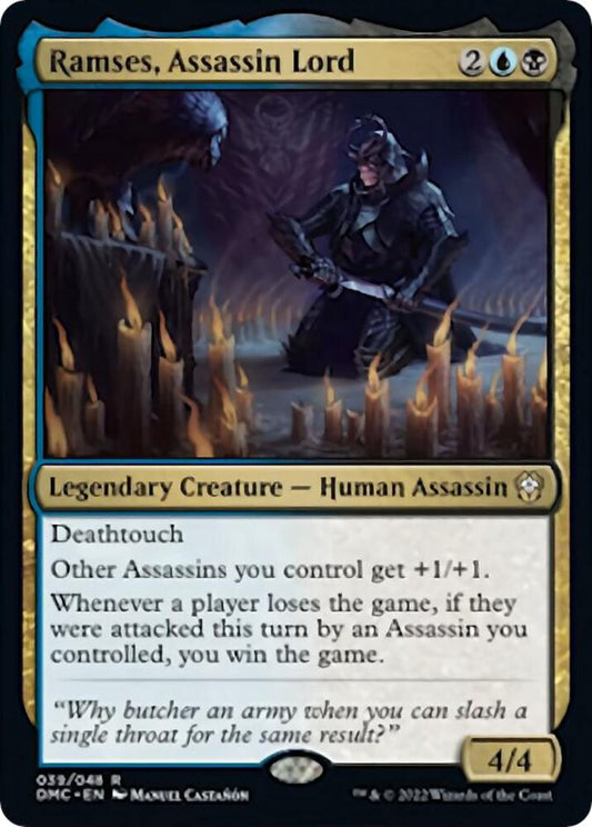 Ramses, Assassin Lord - Commander: Dominaria United (DMC) NM