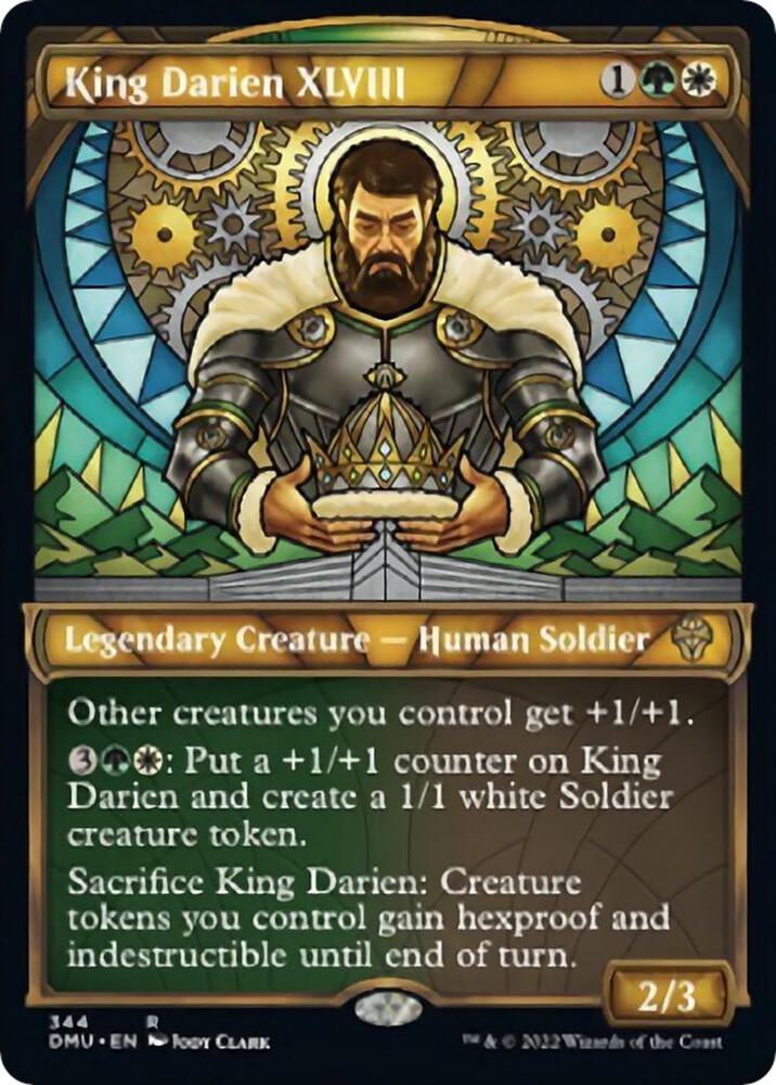King Darien XLVIII (Textured Foil) - Dominaria United (DMU) Dominaria United