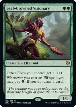 Leaf-Crowned Visionary - Dominaria United (DMU) NM