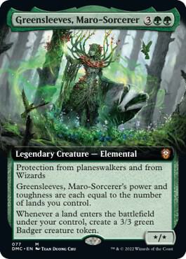 Greensleeves, Maro-Sorcerer (Extended Art) - Commander: Dominaria United (DMC) NM