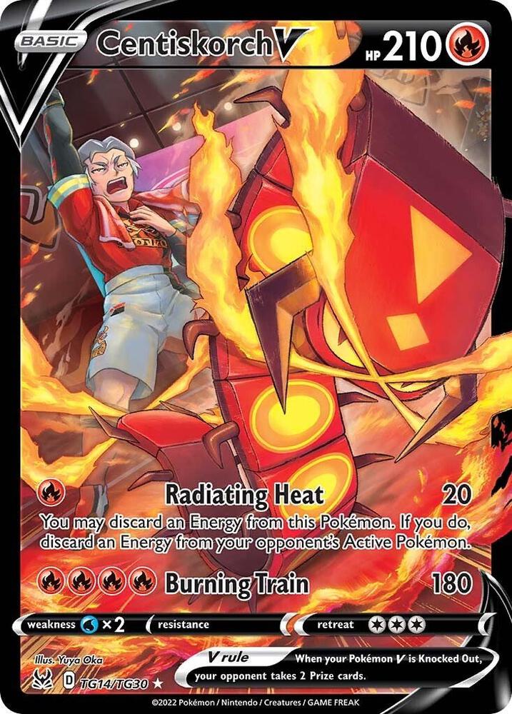 Centiskorch V - SWSH11: Lost Origin Trainer Gallery (SWSH11: TG) NM *FOIL*