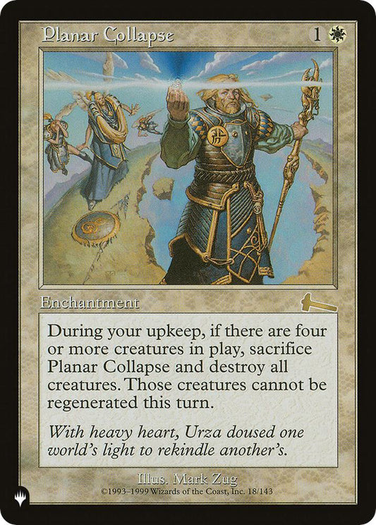 Planar Collapse - The List Reprints (LIST) NM