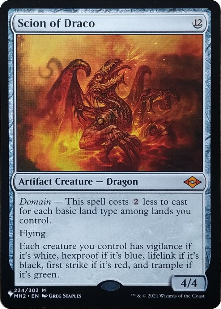 Scion of Draco - The List Reprints (LIST) NM