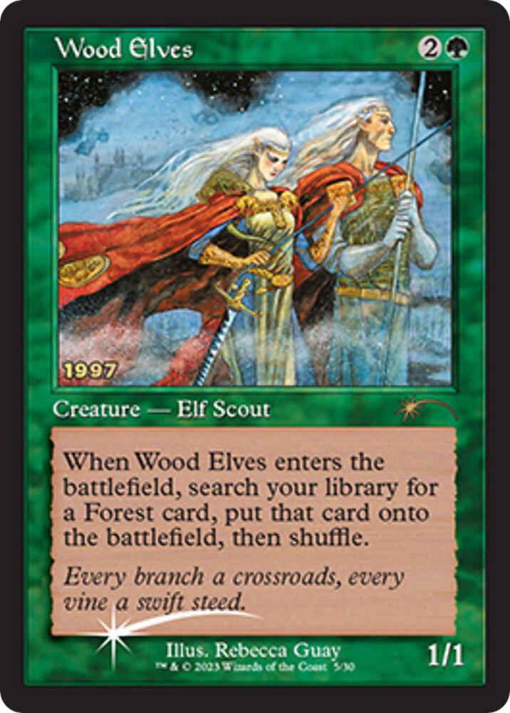 Wood Elves - 30th Anniversary Promos (30A-P) NM *FOIL*