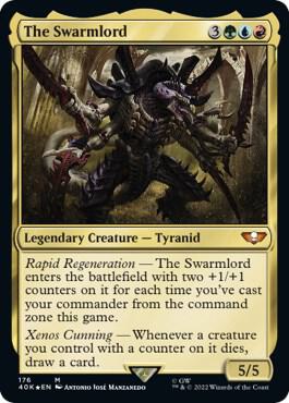 The Swarmlord - Universes Beyond: Warhammer 40,000 (40K) NM *FOIL*
