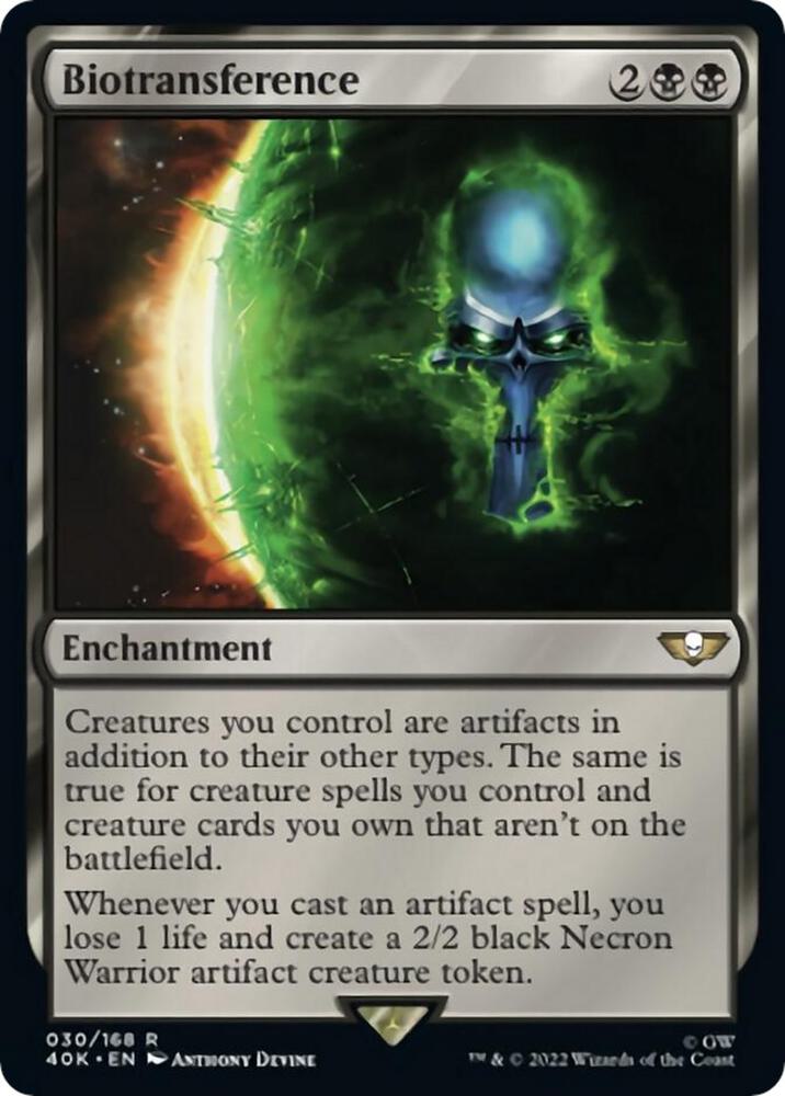 Biotransference - Universes Beyond: Warhammer 40,000 (40K) NM