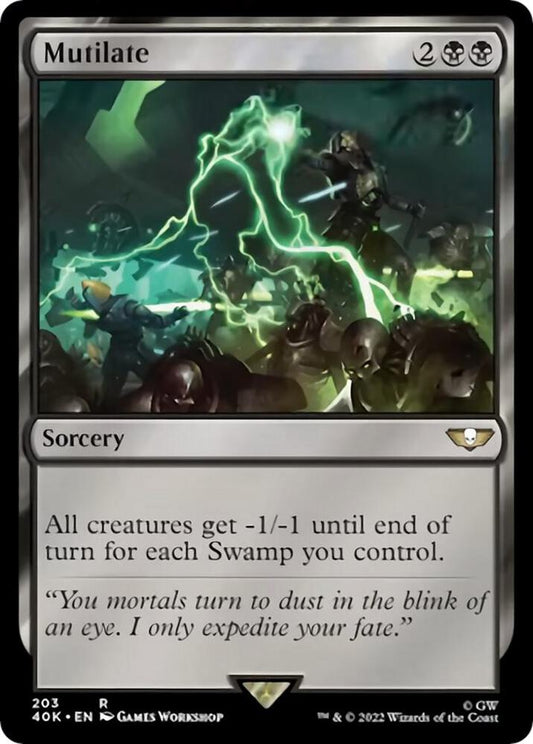 Mutilate - Universes Beyond: Warhammer 40,000 (40K) NM