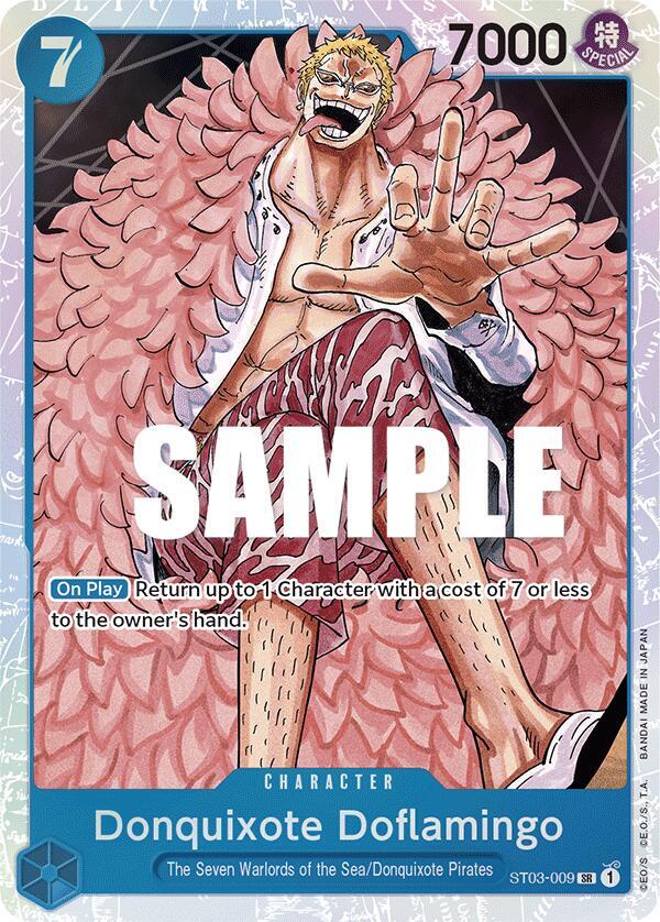 Donquixote Doflamingo - Starter Deck 3: The Seven Warlords of The Sea (ST-03) NM *FOIL*