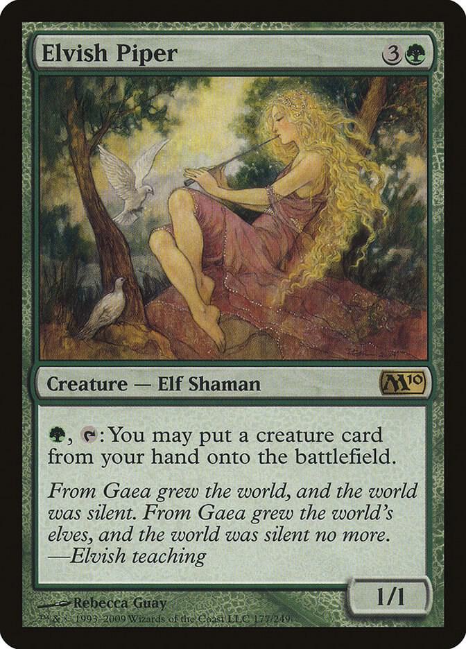 Elvish Piper - Magic 2010 (M10) (M10) LP