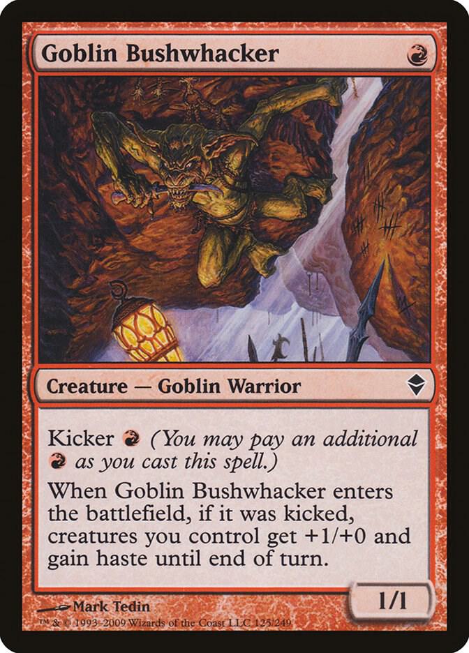 Goblin Bushwhacker - Zendikar (ZEN) LP