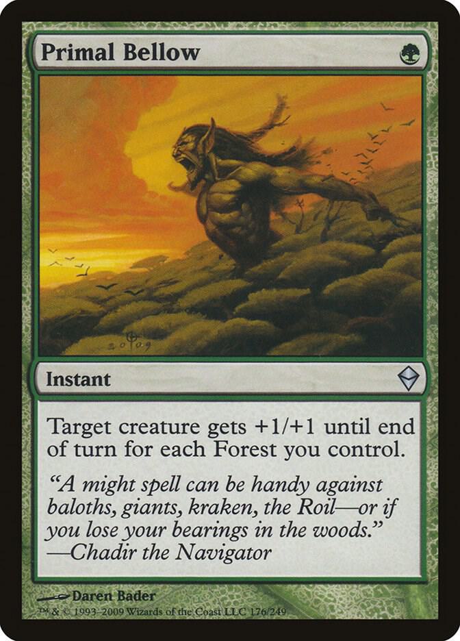 Primal Bellow - Zendikar (ZEN) NM