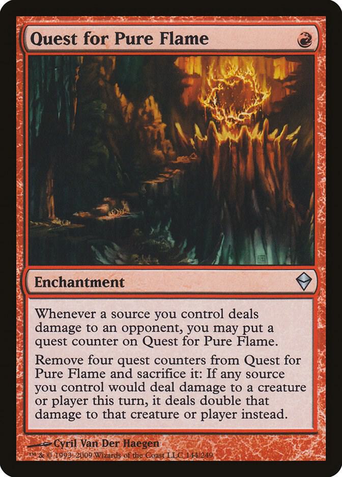 Quest for Pure Flame - Zendikar (ZEN) NM