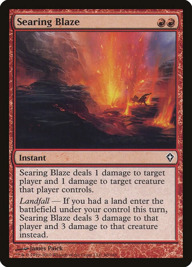 Searing Blaze - Worldwake (WWK) HP *FOIL*