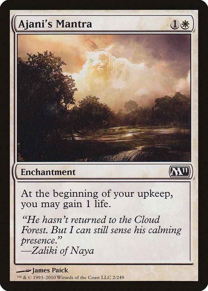 Ajani's Mantra - Magic 2011 (M11) (M11) NM