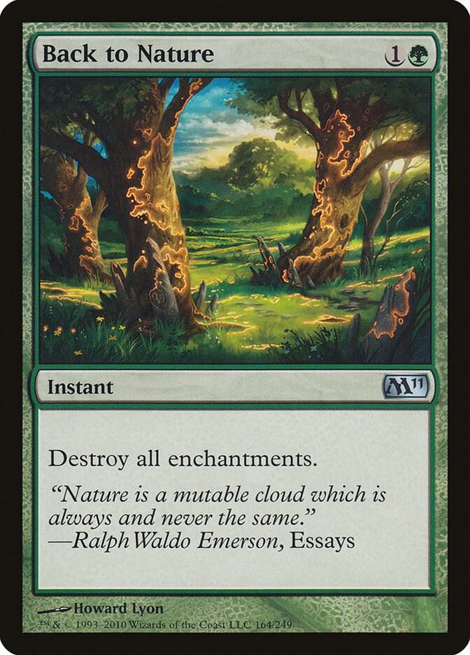 Back to Nature - Magic 2011 (M11) (M11) MP *FOIL*